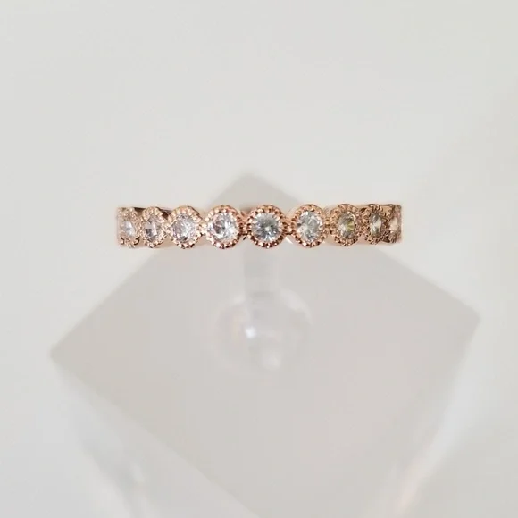 Rose Gold Eternity Band - Picture 2 of 7